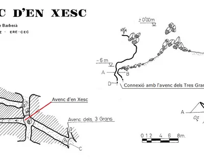 Topographie de TRES GRANS - XESC, AVENCS DELS (1 sur 2)