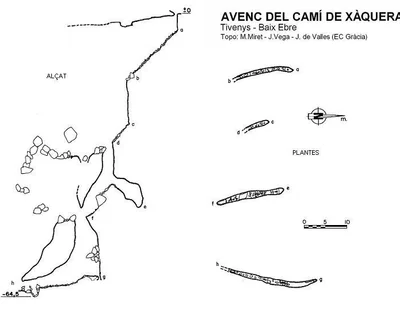 Survey of CAMÍ DE XÀQUERA, AVENC DEL (1 of 3)