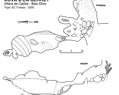 Topografía de GERRET, COVA D'EN (1 de 1)