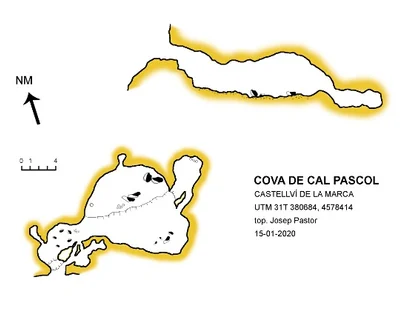 Topografía de CAL PASCOL, COVA DE (2 de 2)