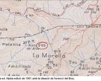 Topographie de BRUT, AVENC (1 sur 2)