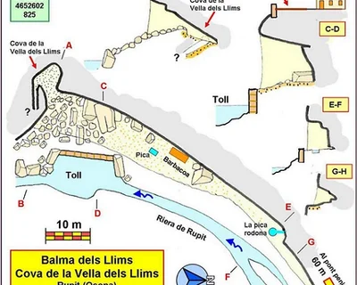 Topographie de LLIMS, BALMA DELS (1 sur 1)