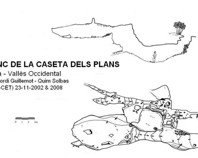 Topografía de CASETA DELS PLANS, AVENC DE LA (1 de 1)