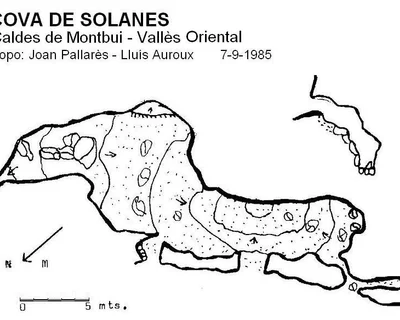 Topographie de SOLANES, COVA DE (2 sur 3)