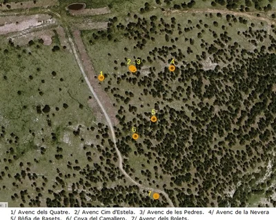 Topographie de PEDRES, AVENC DE LES (1 sur 1)