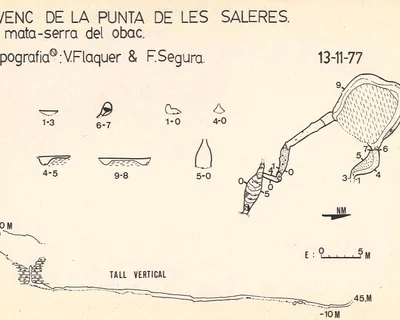 Topografia de PUNTA DE LES SALERES, AVENC DE LA (1 de 1)