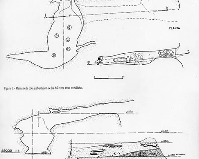 Topographie de LLADRES, COVA DELS (1 sur 1)