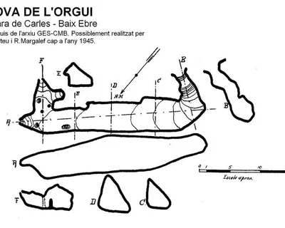 Topografía de SABARÍN, AVENC (2 de 2)