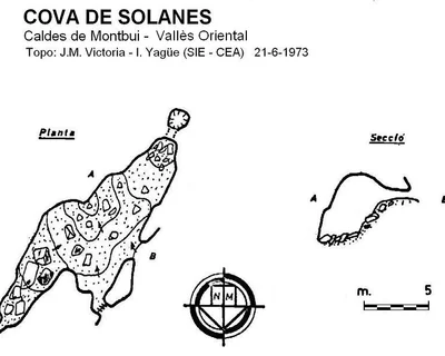 Topographie de SOLANES, COVA DE (1 sur 3)