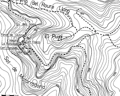 Topografia de CORT FOSCA DE MATARRODONA (1 de 3)