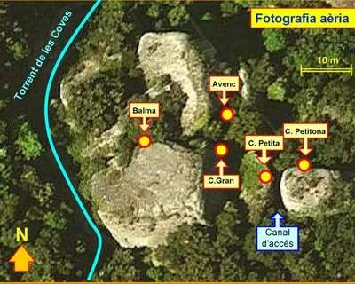 Topographie de SANTA CECÍLIA, COVES DE (3 sur 3)