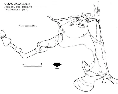 Topografía de BALAGUER, COVA (1 de 2)