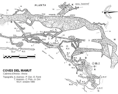 Survey of MAMUT, COVES DEL (1 of 3)