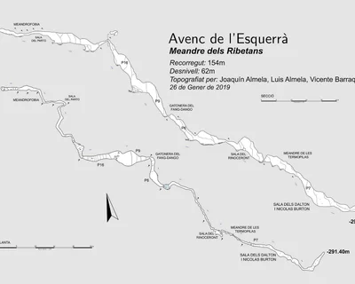 Topografia de ESQUERRÀ, AVENC DE L' (19 de 28)