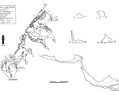 Topografía de CARTANYÀ, COVA (2 de 2)