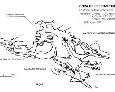 Topografia de CAMPANES, COVA DE LES (2 de 3)