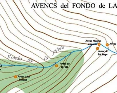Topografia de PELA, AVENC DE LA (2 de 2)