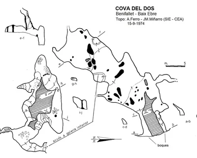 Topografia de DOS, COVA DEL (1 de 2)