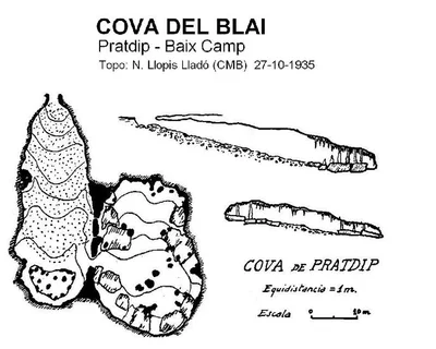 Topografia de BLAI, COVA DEL (2 de 2)