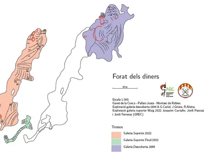 Topografía de DINERS,  FORAT DELS (2 de 3)