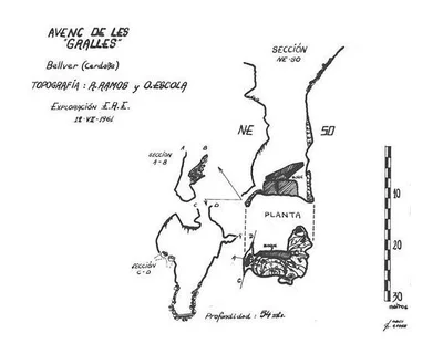 Topographie de GRALLES, FORAT DE LES (1 sur 1)
