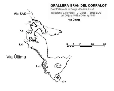 Topographie de CORRALOT, GRALLERA GRAN DEL (7 sur 12)