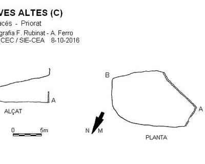 Topographie de ALTES, COVES (2 sur 2)
