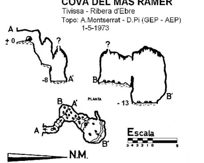 Topografia de RAMER, COVA DEL (1 de 3)