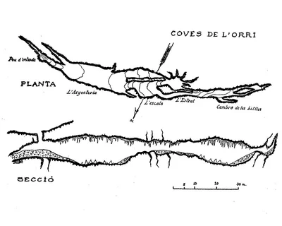 Topografia de ORRI, COVA DE L' (1 de 1)