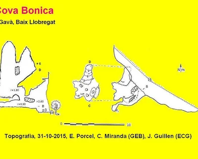 Topographie de BONICA, COVA (1 sur 1)