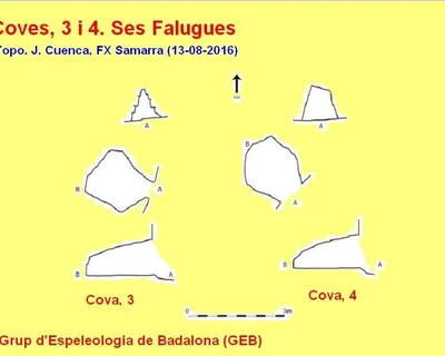 Topografía de FALUGUES, COVES DE SES (1 de 2)
