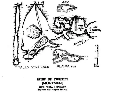 Topographie de PINYERETS, AVENC DELS (1 sur 1)