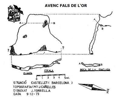 Topografía de OR, AVENC FALS DE L' (1 de 1)