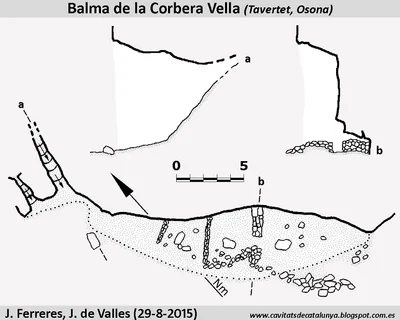 Topografía de CORBERA VELLA, BALMA DE LA (2 de 2)