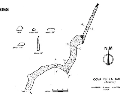 Topographie de CARME, COVA DE LA (2 sur 2)