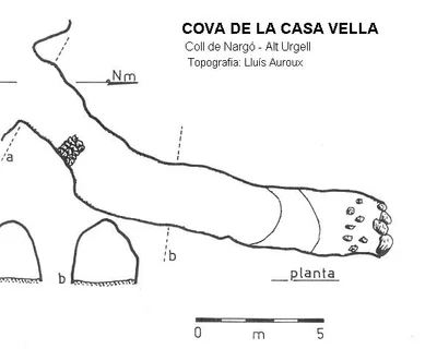 Topographie de CASA VELLA, COVA DE LA (1 sur 1)