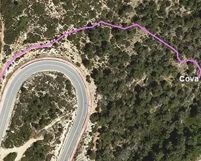Topografia de CINGLE DE CAL DURO, COVA DEL (3 de 3)