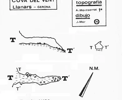 Topographie de VENT, COVA DEL (1 sur 1)