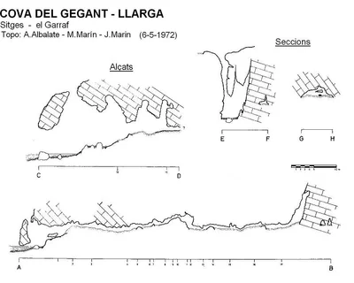 Topographie de GEGANT-LLARGA, COVA DEL (1 sur 1)