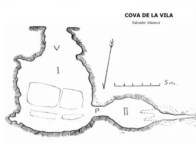 Topographie de VILA, COVA DE LA (1 sur 1)