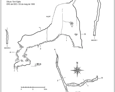 Topographie de GINEBRA, AVENC DE LA (1 sur 1)