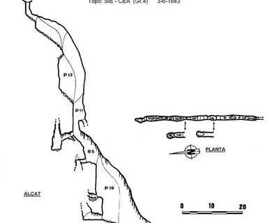 Survey of CAMÍ DE XÀQUERA, AVENC DEL (2 of 3)