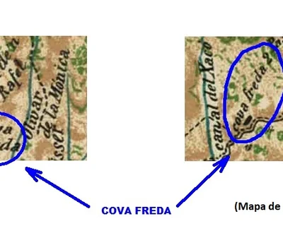 Topografía de FREDA DEL FRARE DE BAIX, COVA (1 de 1)