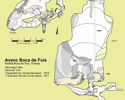 Topografía de BOCA DE FOIX, AVENC DE (1 de 1)