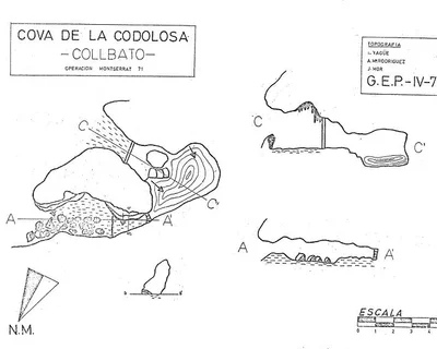 Survey of CODOLOSA, COVA DE LA (1 of 1)