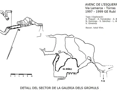 Topografia de ESQUERRÀ, AVENC DE L' (14 de 28)