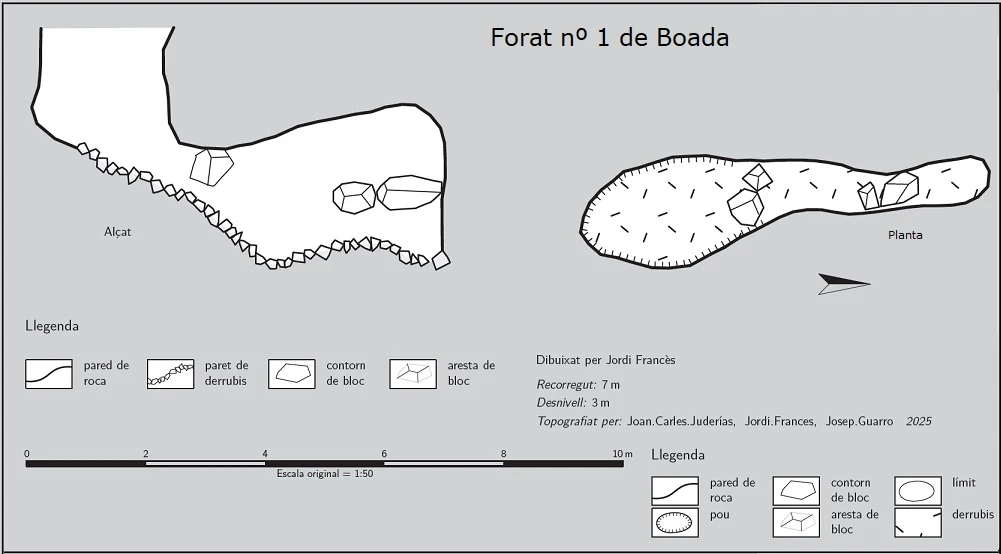 Survey of Forat Nº1 de Boada
