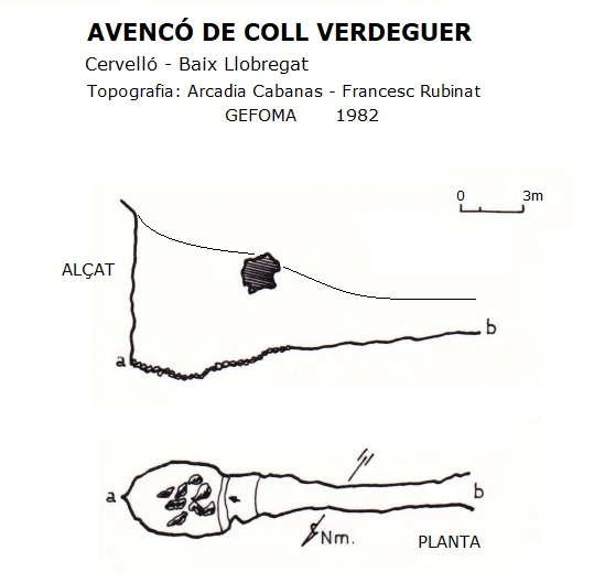 Survey of Avencó de Coll Verdeguer