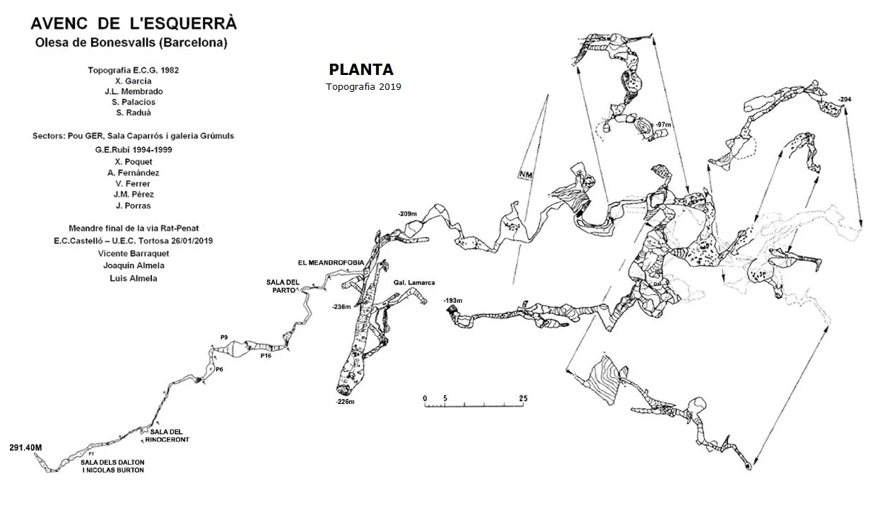 Topografia de Avenc de l'Esquerrà (1 de 27)