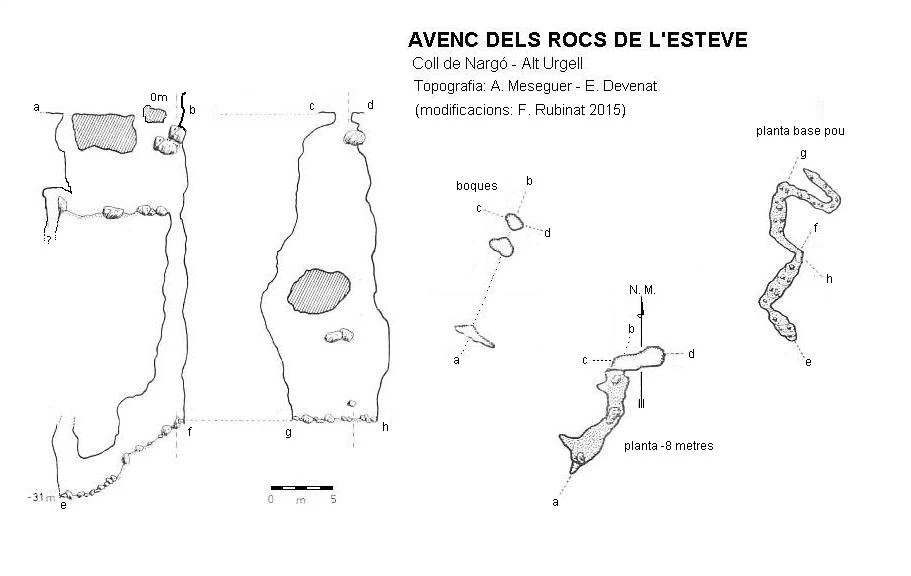 Topografia de Avenc dels Rocs de l'Esteve